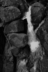 stream flowing between rocks