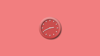 Best red clock icon,3d wall clock icon,clock icon