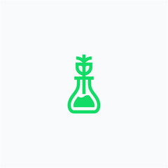 nature lab creative logo design