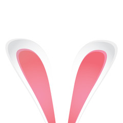 Isolated bunny ears