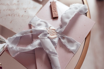 beautiful wedding details, invitations, calligraphy, letters