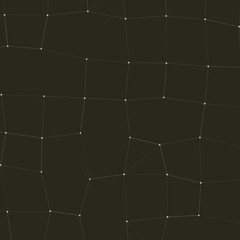 Network Mesh Procedural Art background illustration