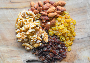 many nuts healthy fat and protein food and snack, ketogenic diet food