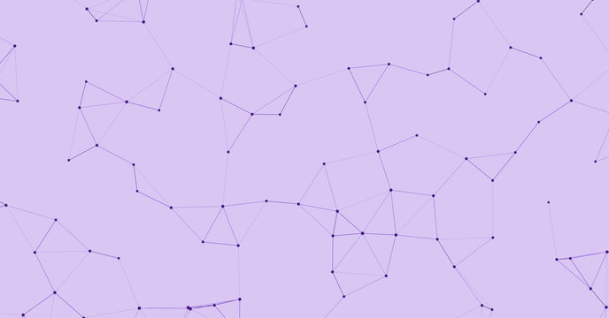 Network Mesh Procedural Art background illustration