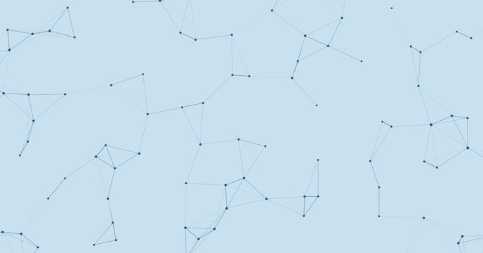 Network Mesh Procedural Art background illustration