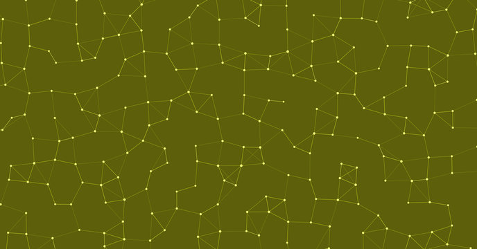Network Mesh Procedural Art background illustration