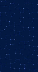 Network Mesh Procedural Art background illustration