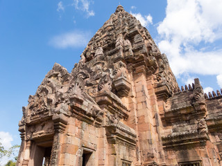 Phanom Rung Historical Park,is Castle Rock old Architecture about a thousand years ago at Buriram...