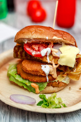 Spice Chicken jumbo Burger
