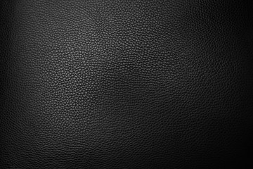 Obraz premium Close up black leather and texture background