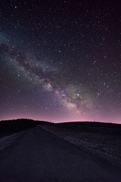 Milky way in thw mountain