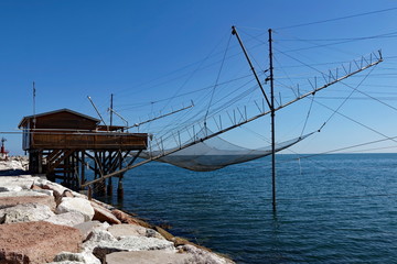 Fototapeta premium Fisherman?s hut on the pier