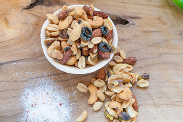 many nuts healthy fat and protein food and snack, ketogenic diet food