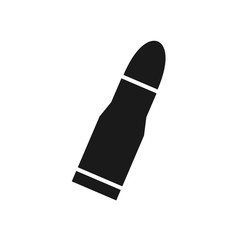 bullet icon in trendy flat design