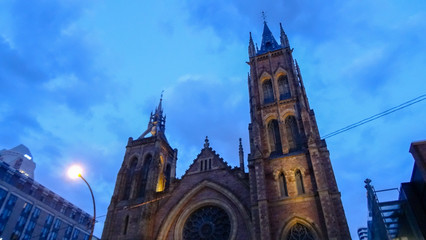 Fototapeta na wymiar Montreal is the cultural capital of Canada. Beautiful city