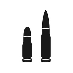 bullet icon in trendy flat design