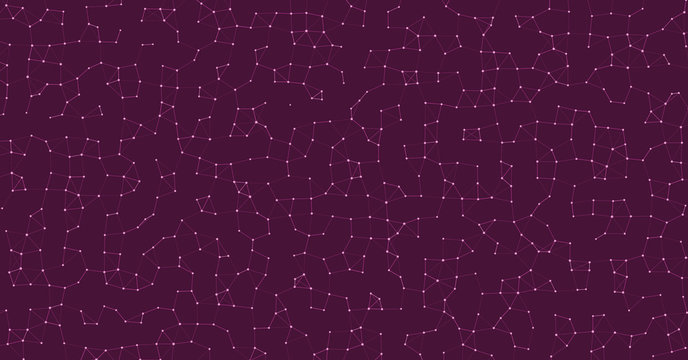Network Mesh Procedural Art background illustration