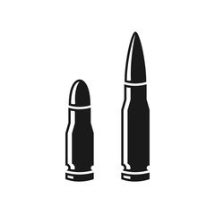 bullet icon in trendy flat design