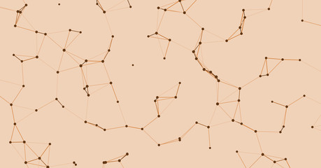 Network Mesh Procedural Art background illustration