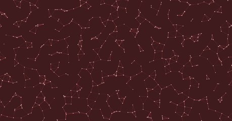 Network Mesh Procedural Art background illustration