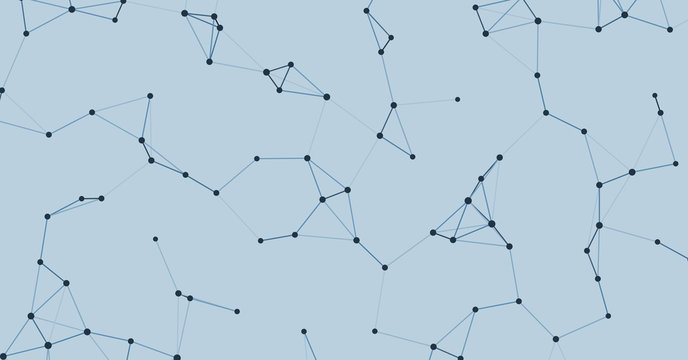 Network Mesh Procedural Art background illustration