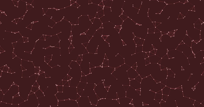 Network Mesh Procedural Art background illustration