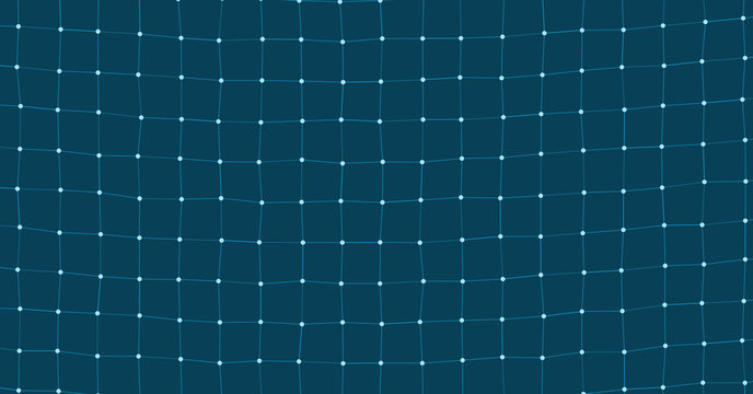 Network Mesh Procedural Art background illustration