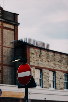 Wrong Way Sign