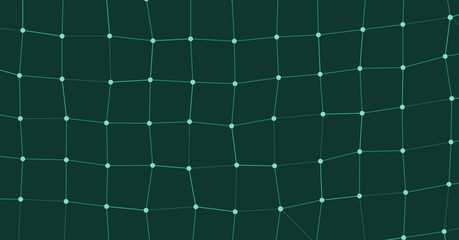 Network Mesh Procedural Art background illustration