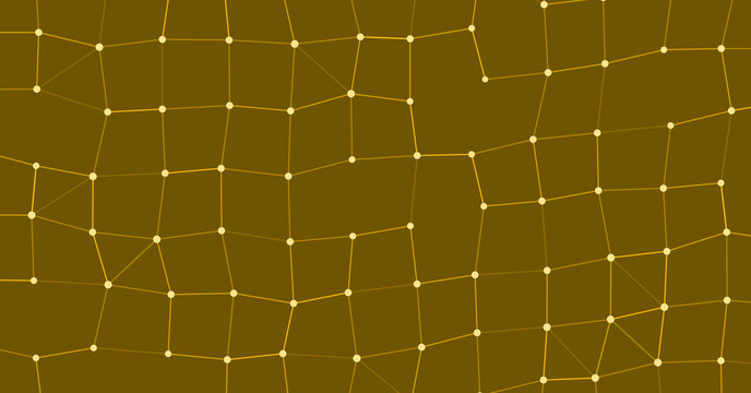 Network Mesh Procedural Art background illustration