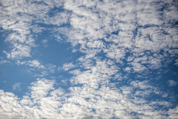 white fluffy clouds