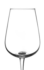 wine glass goblet on white background