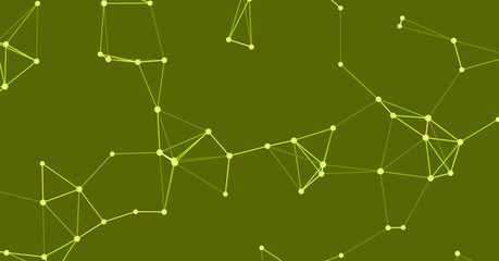 Network Mesh Procedural Art background illustration