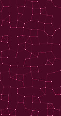 Network Mesh Procedural Art background illustration