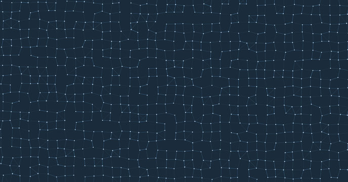 Network Mesh Procedural Art background illustration