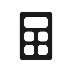 calculator icon, flat design best calculator icon
