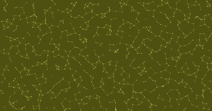 Network Mesh Procedural Art background illustration