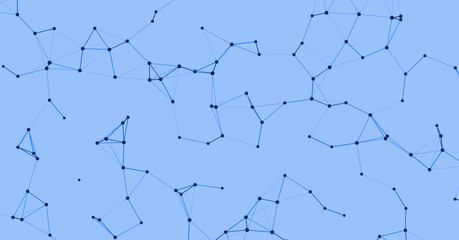 Network Mesh Procedural Art background illustration