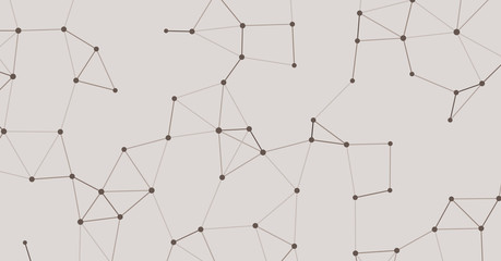 Network Mesh Procedural Art background illustration