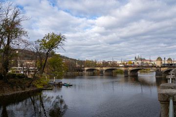 Fototapeta na wymiar View of Prague 2019