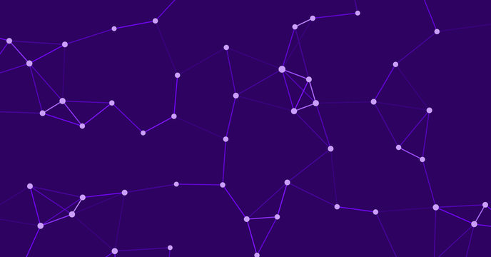 Network Mesh Procedural Art background illustration