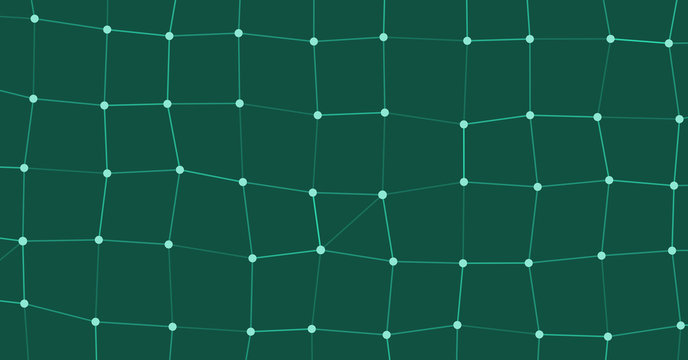 Network Mesh Procedural Art background illustration