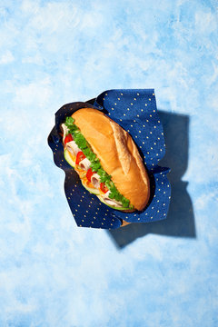 Vietnamese food, banh mi Viet Nam, a famous eating for morning w