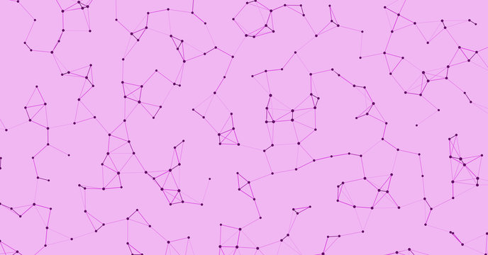 Network Mesh Procedural Art background illustration