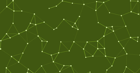 Network Mesh Procedural Art background illustration