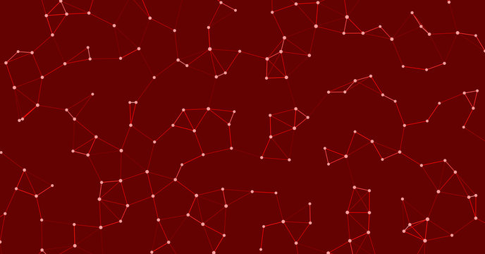 Network Mesh Procedural Art background illustration