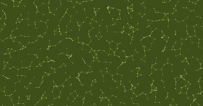 Network Mesh Procedural Art background illustration