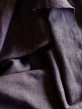 Handwoven organic cotton fabric