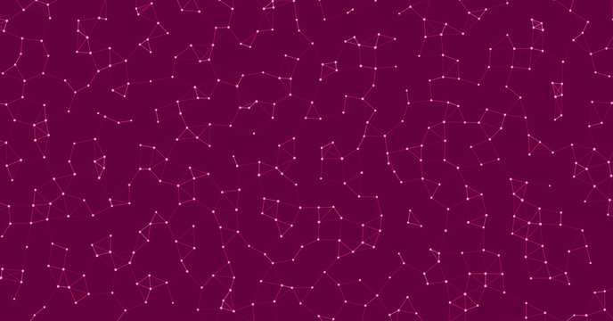 Network Mesh Procedural Art background illustration