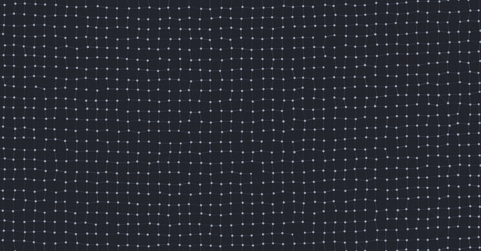 Network Mesh Procedural Art background illustration